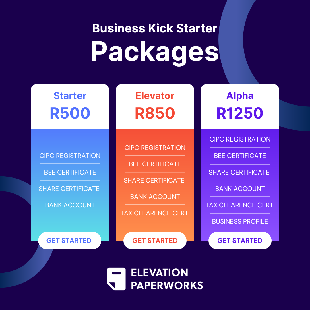 Elevation Paperworks Packages